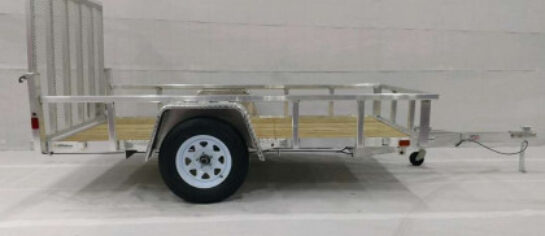 Photo of a BMN Low Side Utility Trailer with one axle