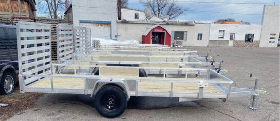 Quality Steel & Aluminum 7x14 Trailer