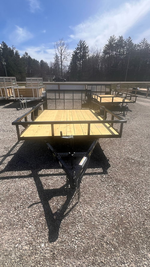 BNM Low Side Utility Trailer 82”x12’ with a 2-foot beavertail