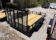 2025 BNM 7x14 Heavy Duty Lawn Trailer with tandem axles and 4’ split gate