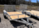 2025 BNM 82x14 Low Side Aluminum Utility Trailer with fold-in gate and aluminum wheels