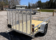 2025 BNM 6x10 Aluminum Utility Trailer with fold-in gate and torsion axle