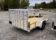 2025 BNM 7x12 Low Side Aluminum Utility Trailer with fold-in gate and aluminum wheels