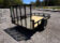 2025 BNM 6x10 Heavy Duty Low Side Utility Trailer with fold-in gate and spring axle