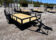 2025 BNM 6x10 Heavy Duty Low Side Utility Trailer with fold-in gate and spring axle