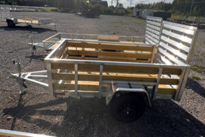 2026 Quality Steel & Aluminum 5x8 Simplicity Aluminum High Side Utility Trailer