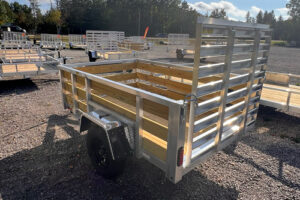 2026 Quality Steel & Aluminum 5x8 Simplicity Aluminum High Side Utility Trailer