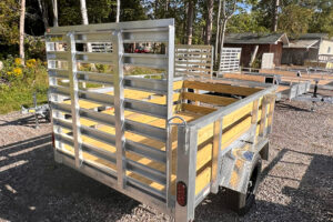 2026 Quality Steel & Aluminum 5x8 Simplicity Aluminum High Side Utility Trailer