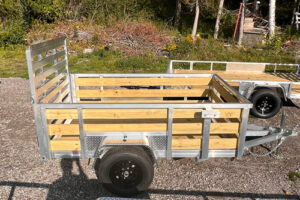 2026 Quality Steel & Aluminum 5x8 Simplicity Aluminum High Side Utility Trailer