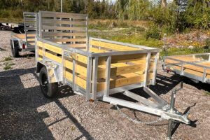 2026 Quality Steel & Aluminum 5x8 Simplicity Aluminum High Side Utility Trailer