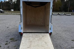 0689_2026 Darkhorse 5x8 Enclosed Cargo Trailer 2026 Darkhorse 5x8 Enclosed Cargo Trailer White Exterior