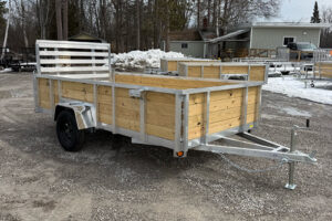 2026 Quality Steel & Aluminum 6x12 Simplicity aluminum high side utility trailer