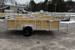 2026 Quality Steel & Aluminum 6x12 Simplicity aluminum high side utility trailer