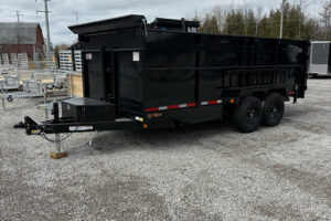 2026 QSA 7x16 14K low profile dump trailer 48 inch walls