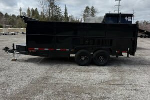 2026 QSA 7x16 14K low profile dump trailer 48 inch walls