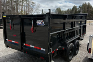 2026 QSA 7x16 14K low profile dump trailer 48 inch walls
