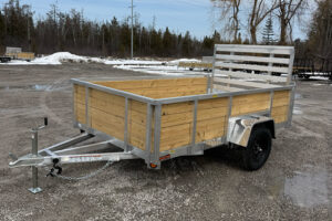 2026 QSA 6x10 Simplicity aluminum high side utility trailer