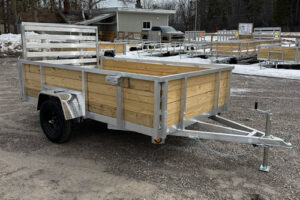 2026 QSA 6x10 Simplicity aluminum high side utility trailer