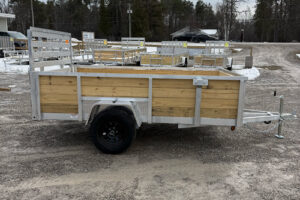 2026 QSA 6x10 Simplicity aluminum high side utility trailer