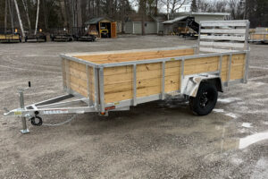 2026 QSA 5x12 aluminum high side utility trailer