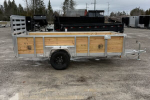 2026 QSA 5x12 aluminum high side utility trailer