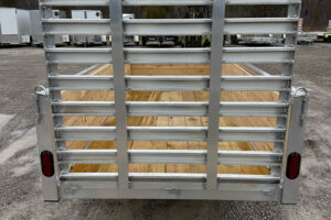 2026 QSA 5x12 aluminum high side utility trailer