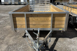 2026 QSA 7x14 aluminum high side utility trailer