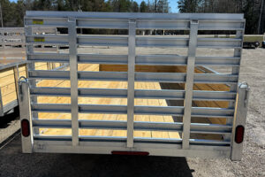 2026 QSA 7x14 aluminum high side utility trailer