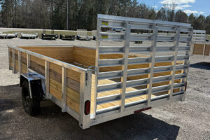 2026 QSA 7x14 aluminum high side utility trailer