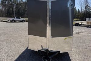 721BE1217TW202154_DHW6x1SA30_03 2026 Darkhorse 6x12 charcoal wedge enclosed trailer 1500 Series