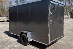 721BE1217TW202154_DHW6x1SA30_06 2026 Darkhorse 6x12 charcoal wedge enclosed trailer 1500 Series