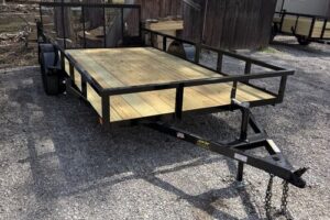 2026 BNM 7x14 low side utility trailer with beavertail