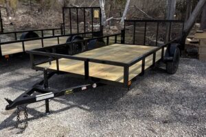 2026 BNM 7x14 low side utility trailer with beavertail
