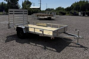 2027 QSA 6x12 aluminum low side utility trailer