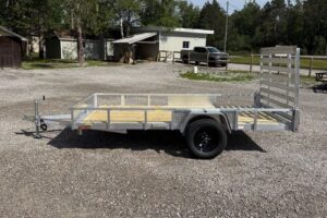 2027 QSA 6x12 aluminum low side utility trailer