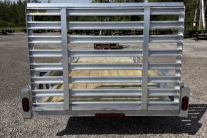 2027 QSA 6x12 aluminum low side utility trailer