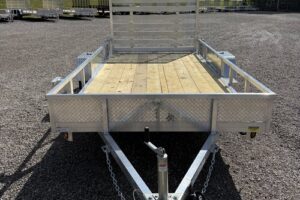 2027 QSA 6x12 aluminum low side utility trailer