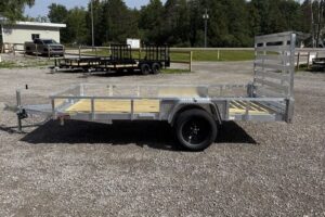 2027 QSA 6x12 aluminum low side utility trailer