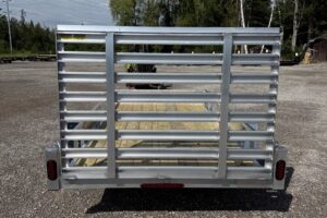 2027 QSA 6x12 aluminum low side utility trailer