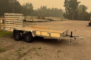 2027 QSA 7x14 aluminum low side utility trailer