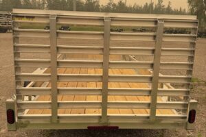 2027 QSA 7x14 aluminum low side utility trailer