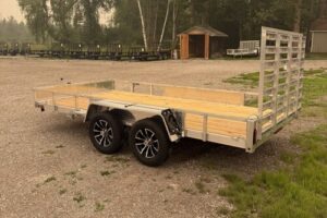 2027 QSA 7x14 aluminum low side utility trailer
