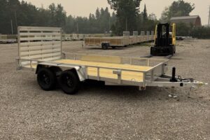 2027 QSA 7x14 aluminum low side utility trailer
