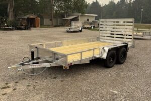 2027 QSA 7x14 aluminum low side utility trailer