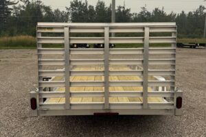 2027 QSA 7x14 aluminum low side utility trailer