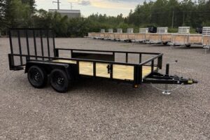 2027 QSA 7x14 heavy duty low side utility trailer