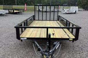 2027 QSA 7x14 heavy duty low side utility trailer