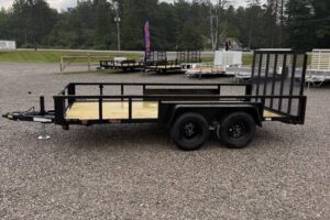 2027 QSA 7x14 heavy duty low side utility trailer