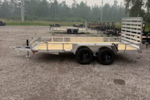 2027 QSA 7x14 aluminum low side utility trailer