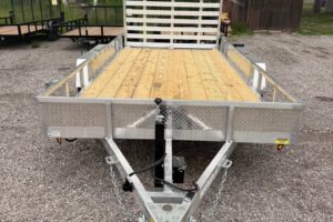 2027 QSA 7x14 aluminum low side utility trailer